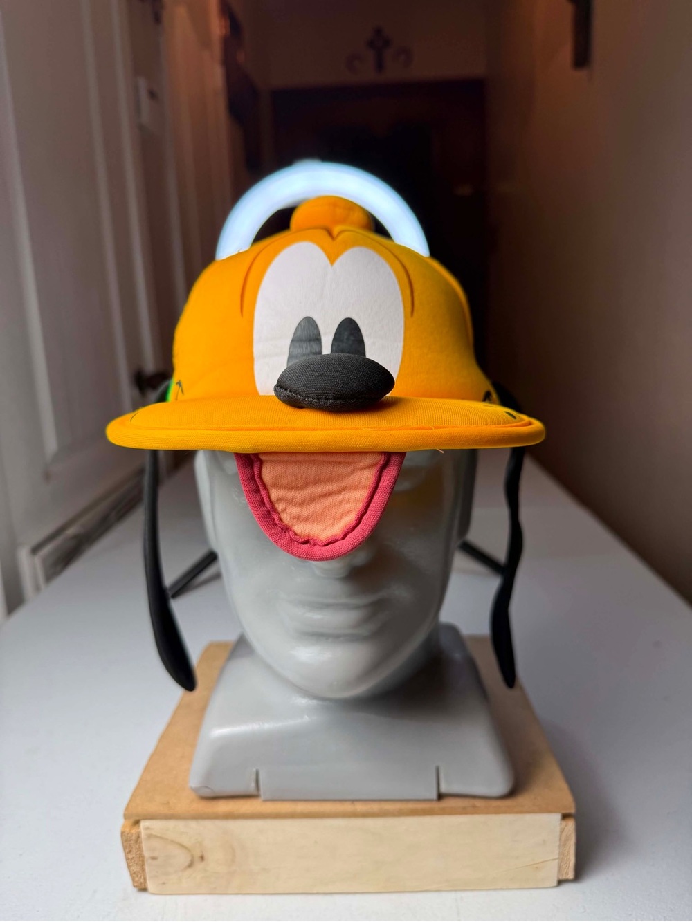 Dirty New Disney Parks Pluto
Face Hat - Cap Foam Mesh Ears - Adult Size Costume
